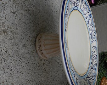Bandanna Style Dessert Plate