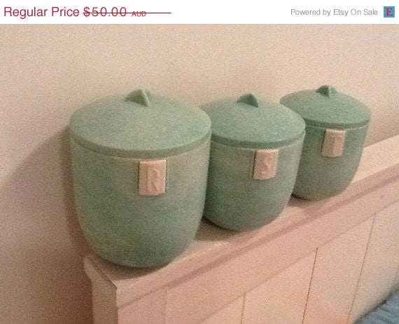 On Sale Art Deco Storage Canisters