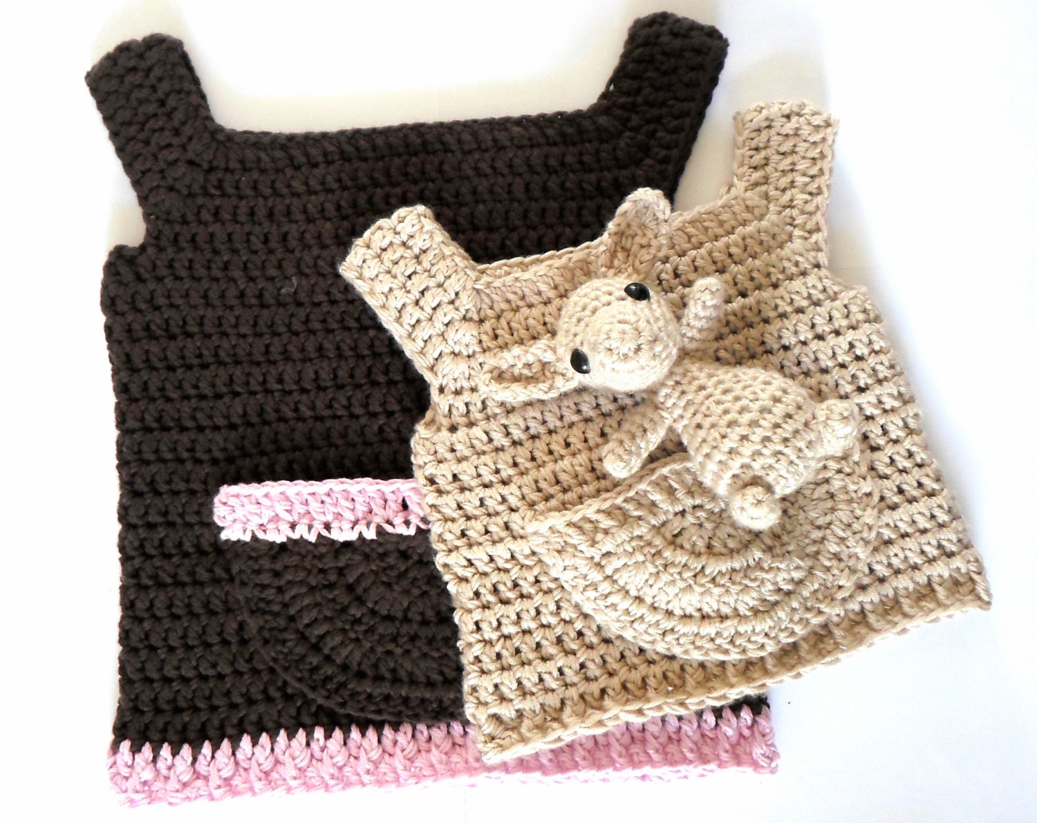Kangaroo Jumper sizes 06 months 56 years crochet