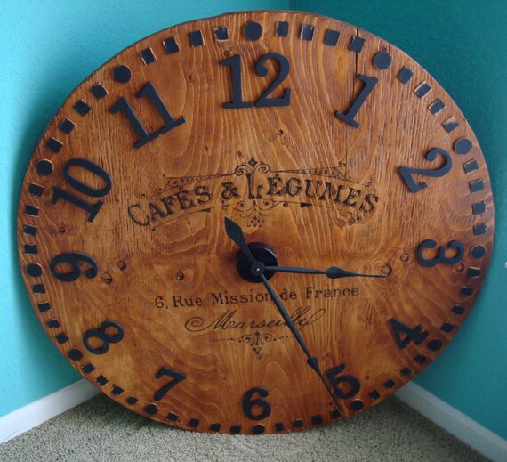 40inch Large French Country Wall Clock