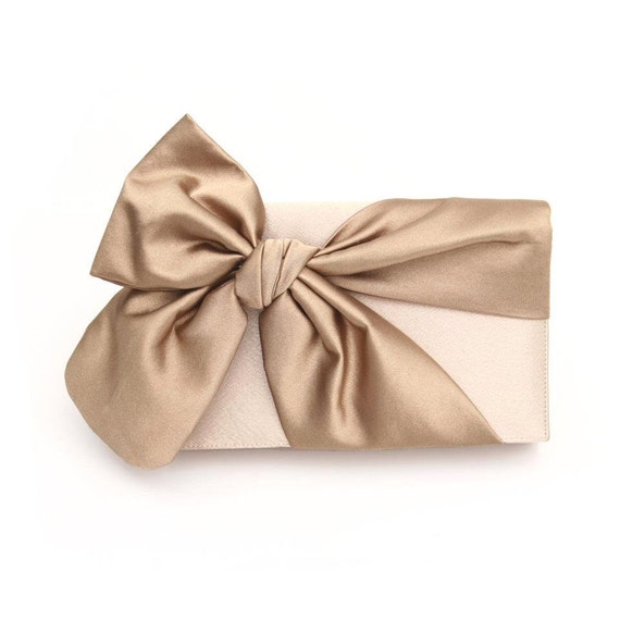 champagne gold clutch purse