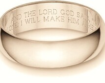 Scripture wedding ring inscriptions