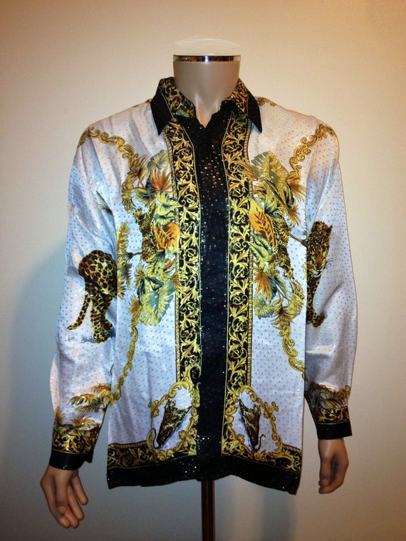 Versace Type Silk Shirt Online, 57% OFF | lagence.tv