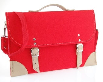 Felt Laptop bag 15 inch with pocket, sleeve, Macbook Pro 15 inch, Laptop case with belt shoulder