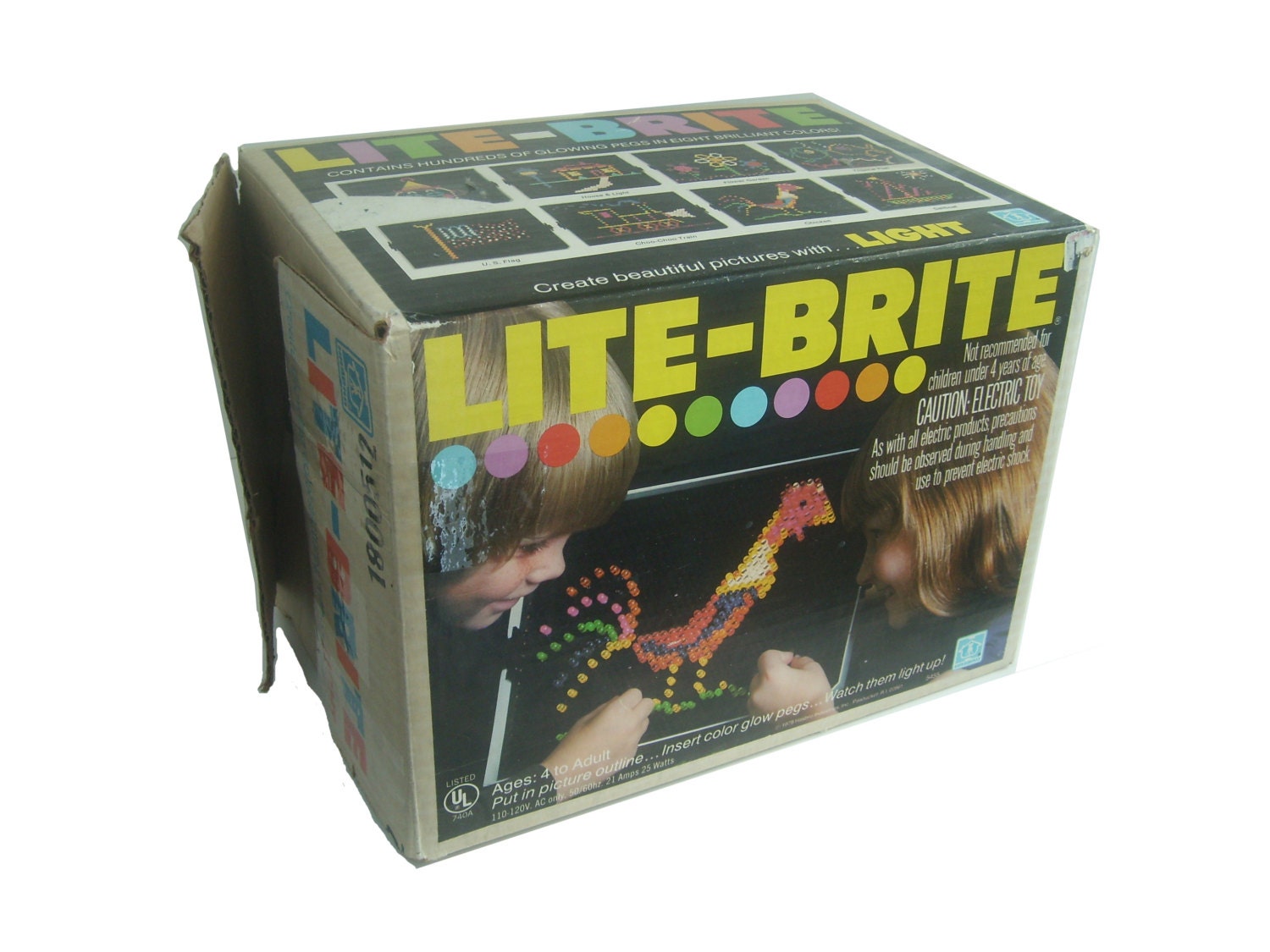 Vintage 1978 Lite Brite WIth Box