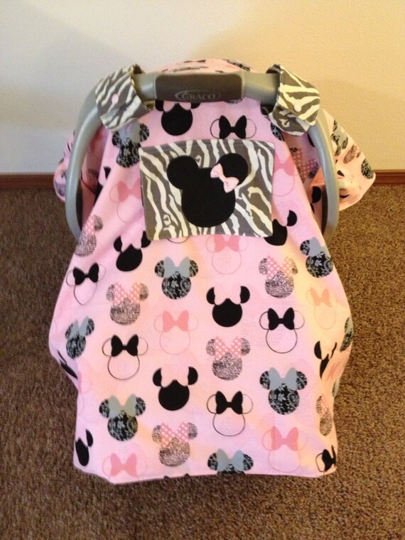 Items Similar To Minnie Mouse Car Seat Canopy On Etsy