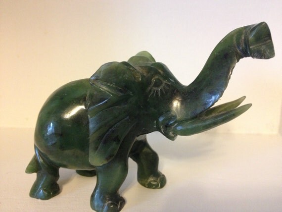 jade elephant figurine