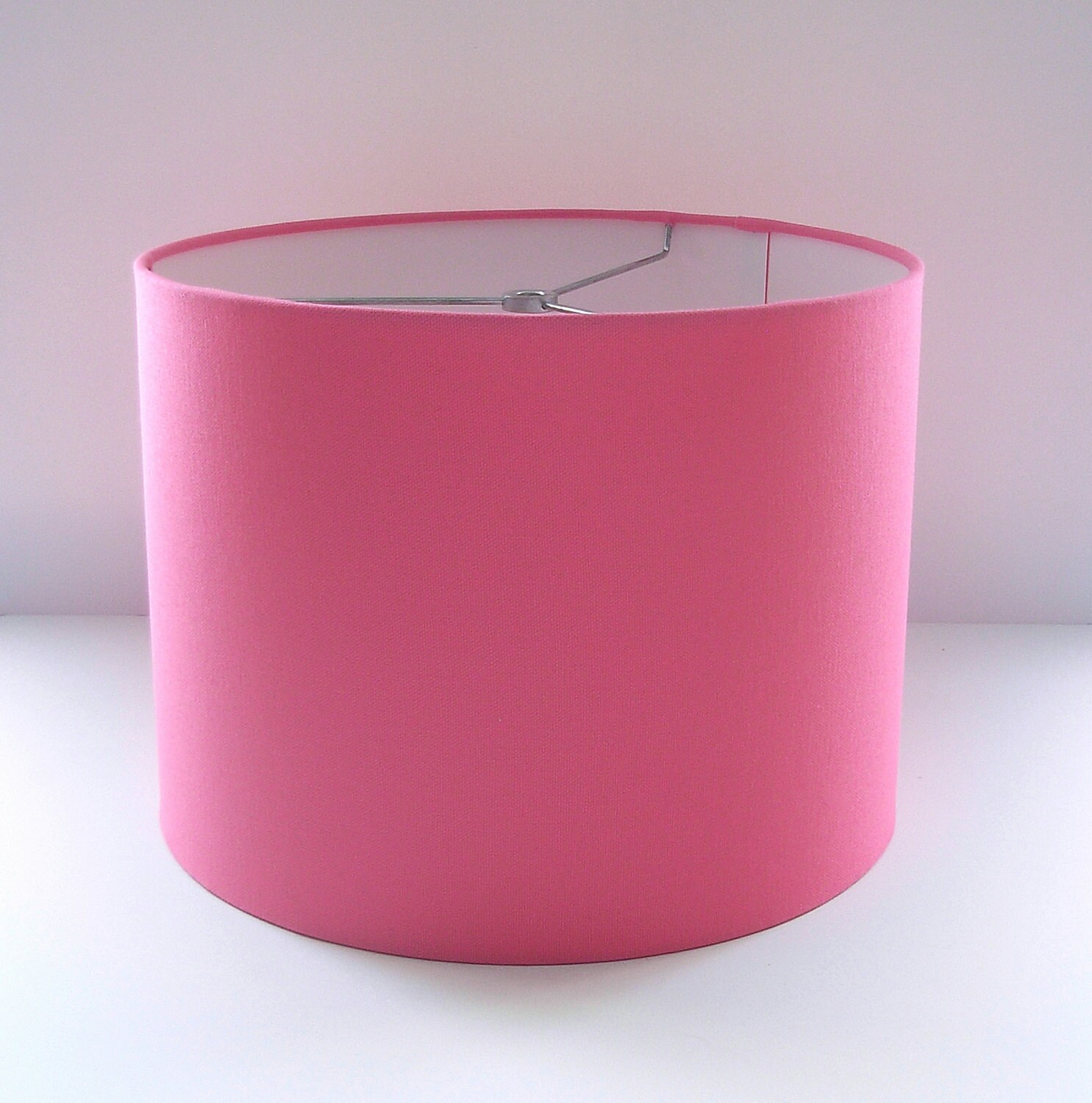 Pink Lampshade Drum Shade Pink Drumshade Girls Lampshade Girls