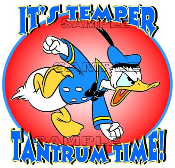 Disney Donald Duck Temper Tantrum Mad Disney by Goscrapyourlife