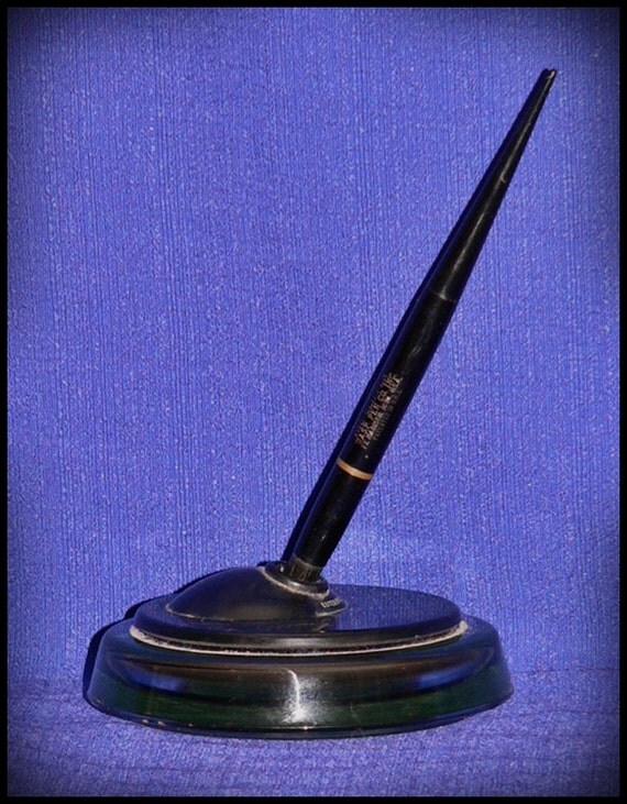 RARE Original Esterbrook Art Deco Pen & Holder. by AllSmalls