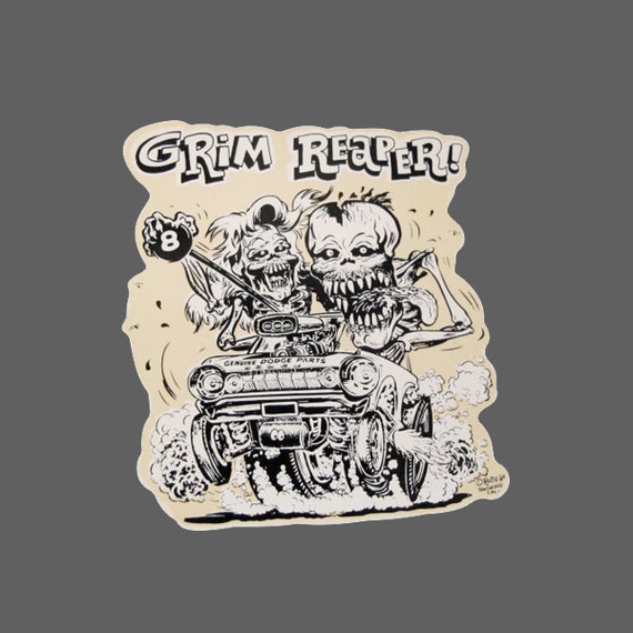 Rat Fink Vinyl Sticker high resolution print on by StickerScience