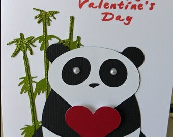 Popular items for panda bear valentine on Etsy