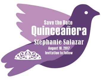 Quinceanera Mis Quince Party Announcement Invitation Save the Date Magnets