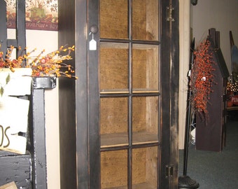 Primitive Cabinet with Glass door