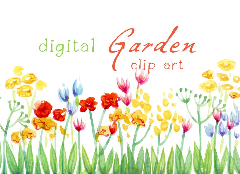 spring garden clip art - photo #2