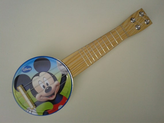Handmade Disney cookies electro/acoustic Tinkulele by Tinkuleles