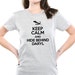 Walking Dead - Keep Calm and Hide beshind daryl , White , grey and Black Tshirt