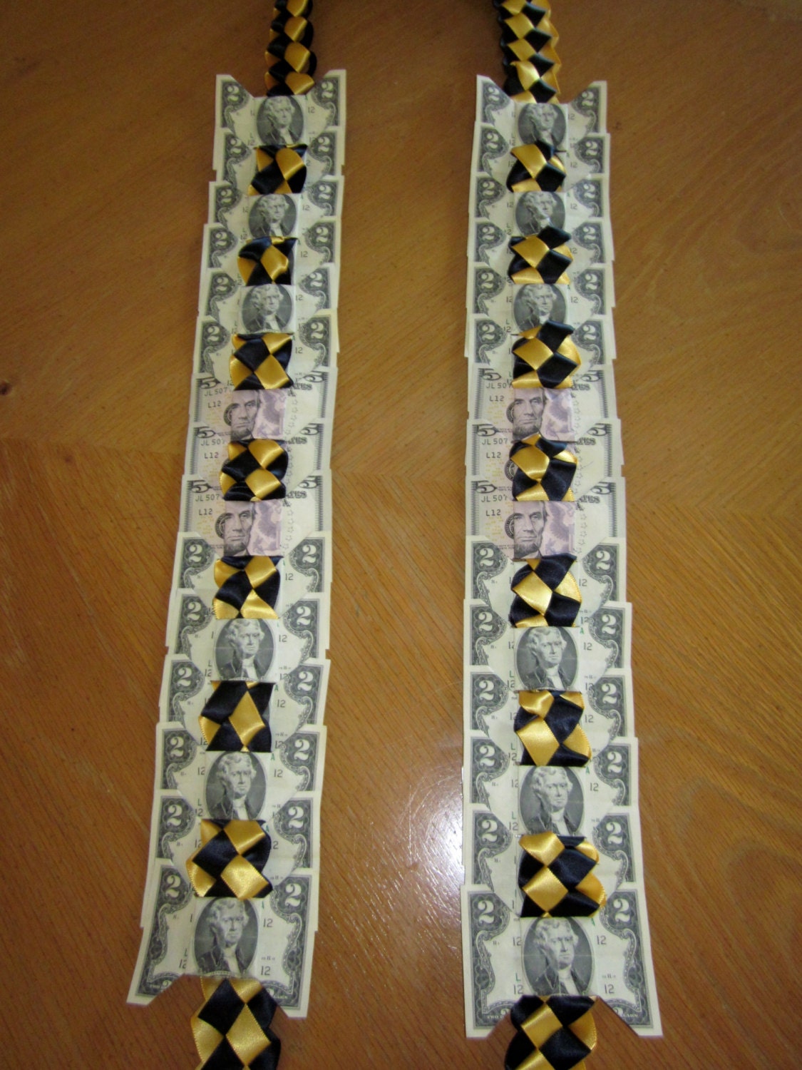 Graduation Money Ribbon Sash