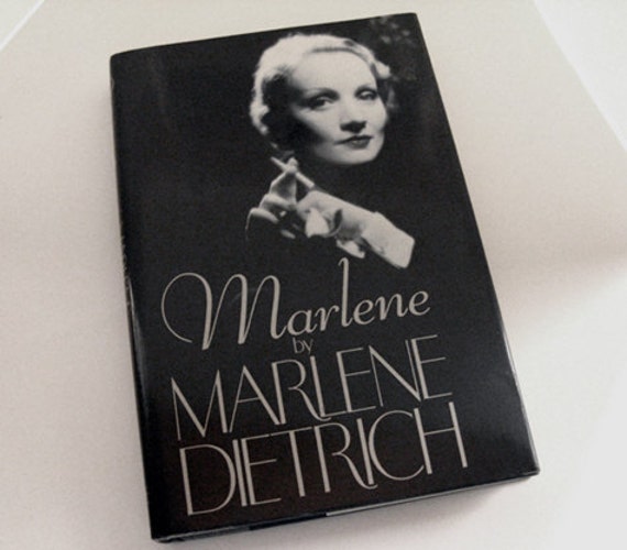 Marlene Marlene Dietrich Autobiography Marlene Dietrich