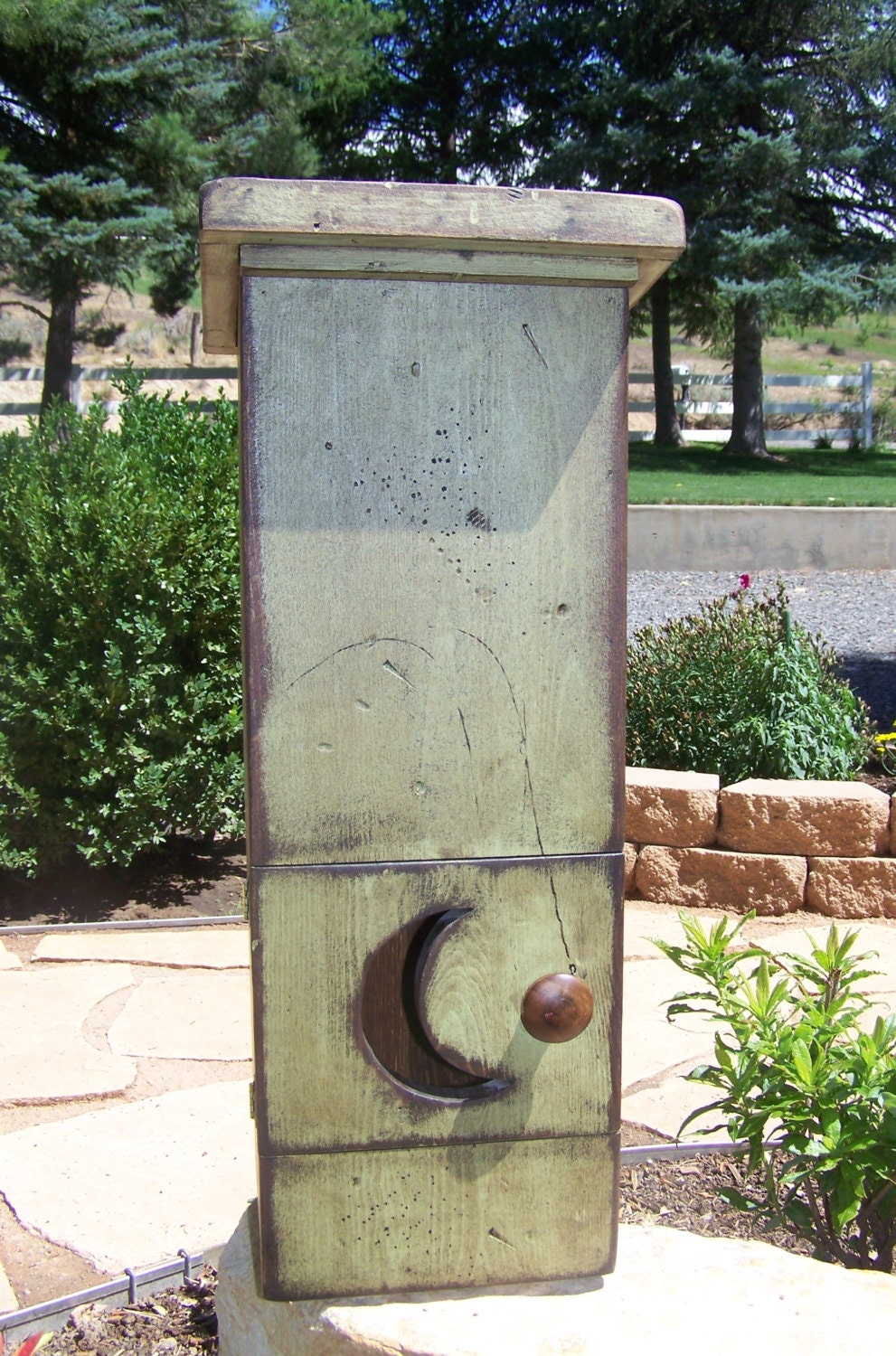 Bunkhouse or Outhouse Toilet Paper Holder and Tampon