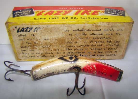 fishing lure vintage fishing lure lazy ike fishing lure