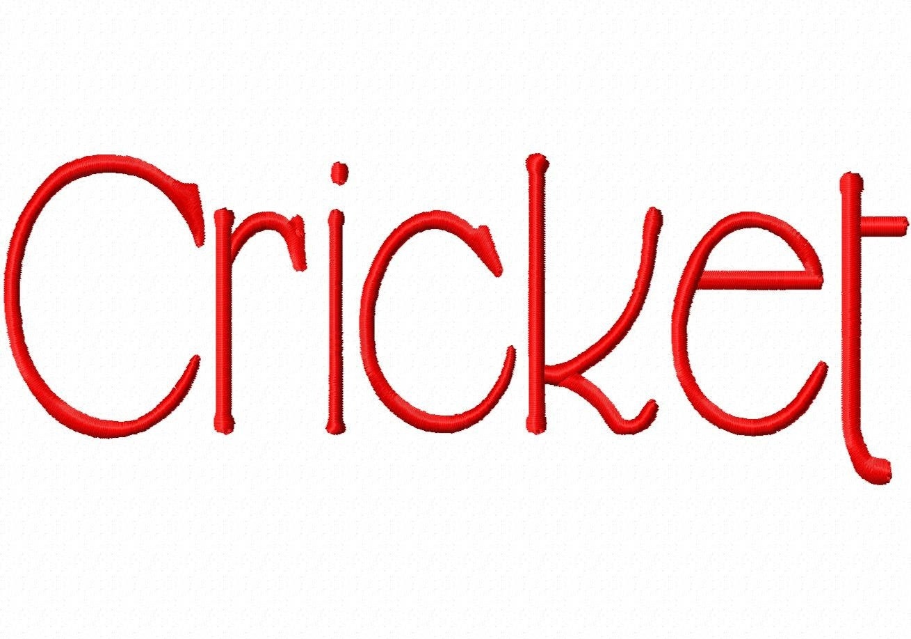 Cricket Machine Embroidery Fonts 1136