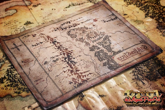 Rhovanion Wilderland Map