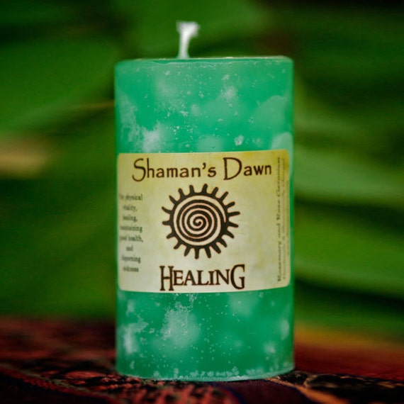 Healing Candle by ShamansDawn on Etsy
