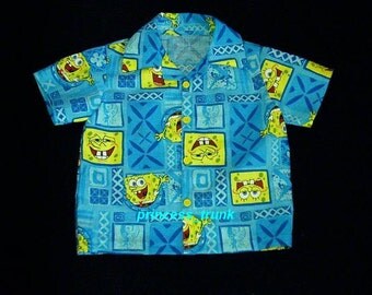 Items similar to Spongebob inspired shirt top on Etsy