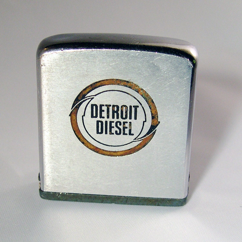Zippo Tape Measure Detroit Diesel 1950's by LousMercantile