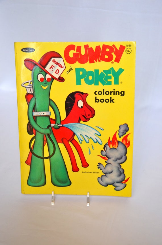 Items similar to Gumby Coloring Book on Etsy