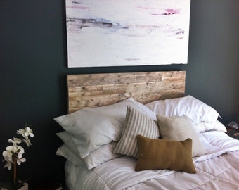 Elegant and Rustic Reclaimed Wood Headboards (Queen)