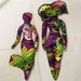 Clearance Sale Ooak 2 Mardi Gras Madness cloth art doll forms 9 and 10in fantasy goddess U Finish It kit Sale