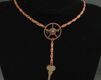 Clockwork Lady Chain Necklace by NyteSpryte on Etsy