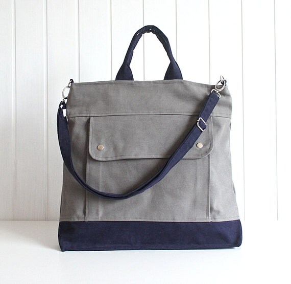 Last One Men Project Messenger Bag in Olive Grey by bayanhippo