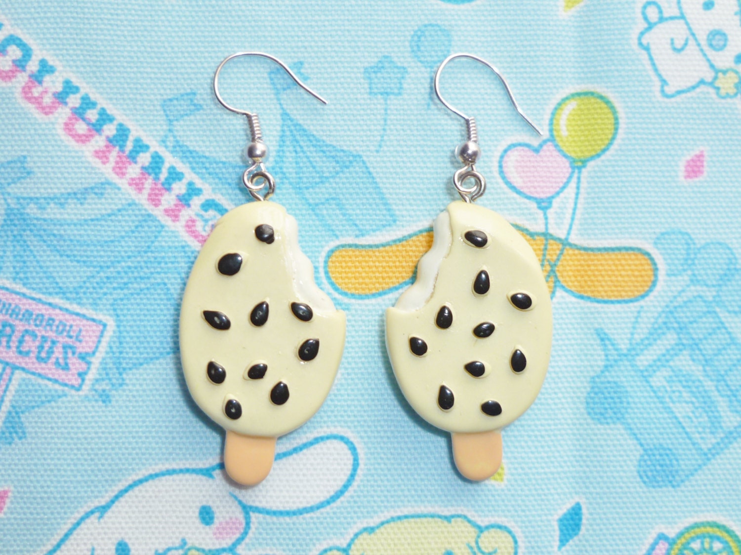 Download Kawaii Vanilla Bean and Double Chocolate Ice Cream Earrings On