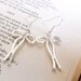 Silver Bow Earrings
