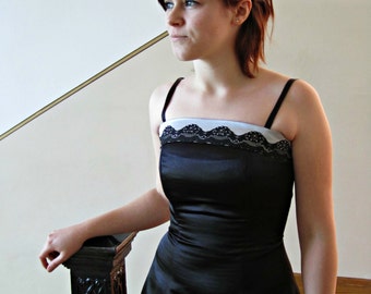 Little Black Dress Strapless, Formal Party Dress, Prom Dress, Strapless Bridesmaid Dress, Simple and Elegant - CUSTOM MADE in any fabric