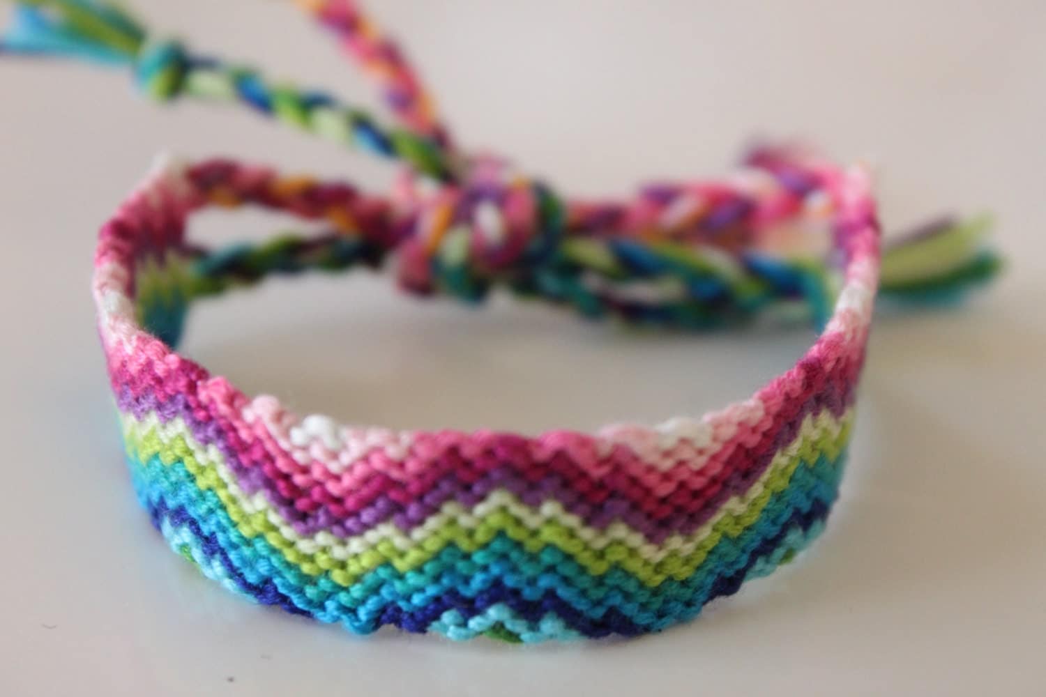 Color Wave Friendship Bracelet