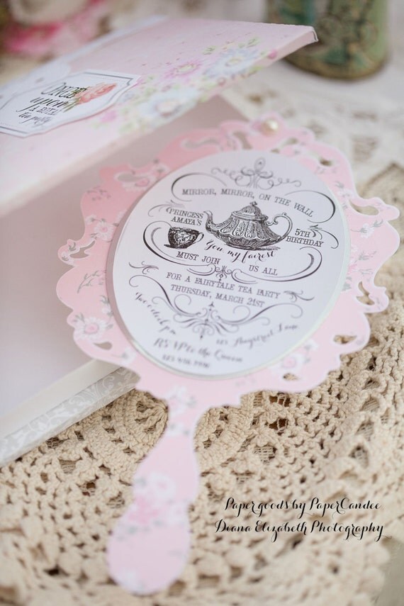 Princess Mirror Invitations 4