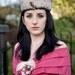 60s Feather Swiss Dot Net Pill Box Hat