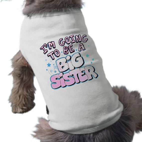 im going to be a big sister dog shirt