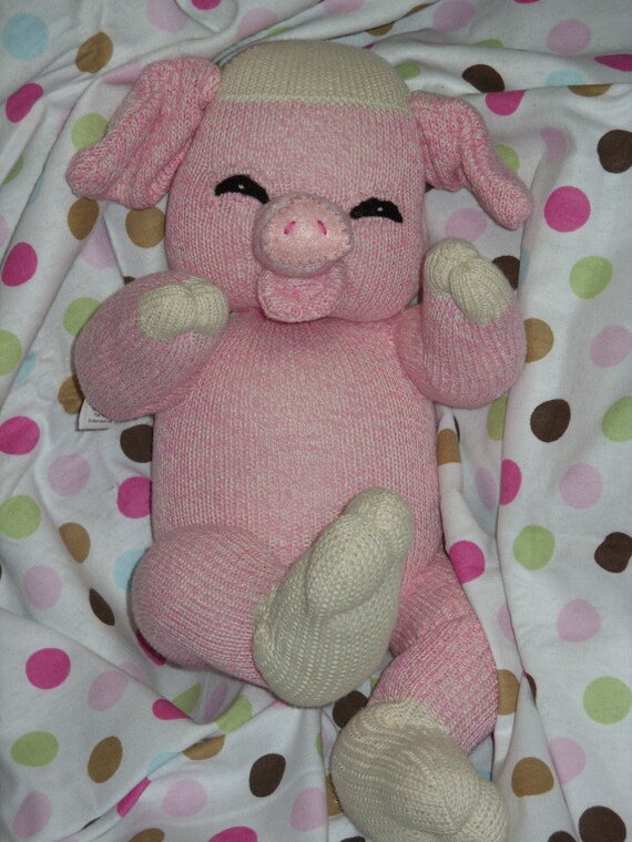Pdf Pattern Supplies Baby Sock Pig Pdf Pattern Supplies Baby Sock Pig