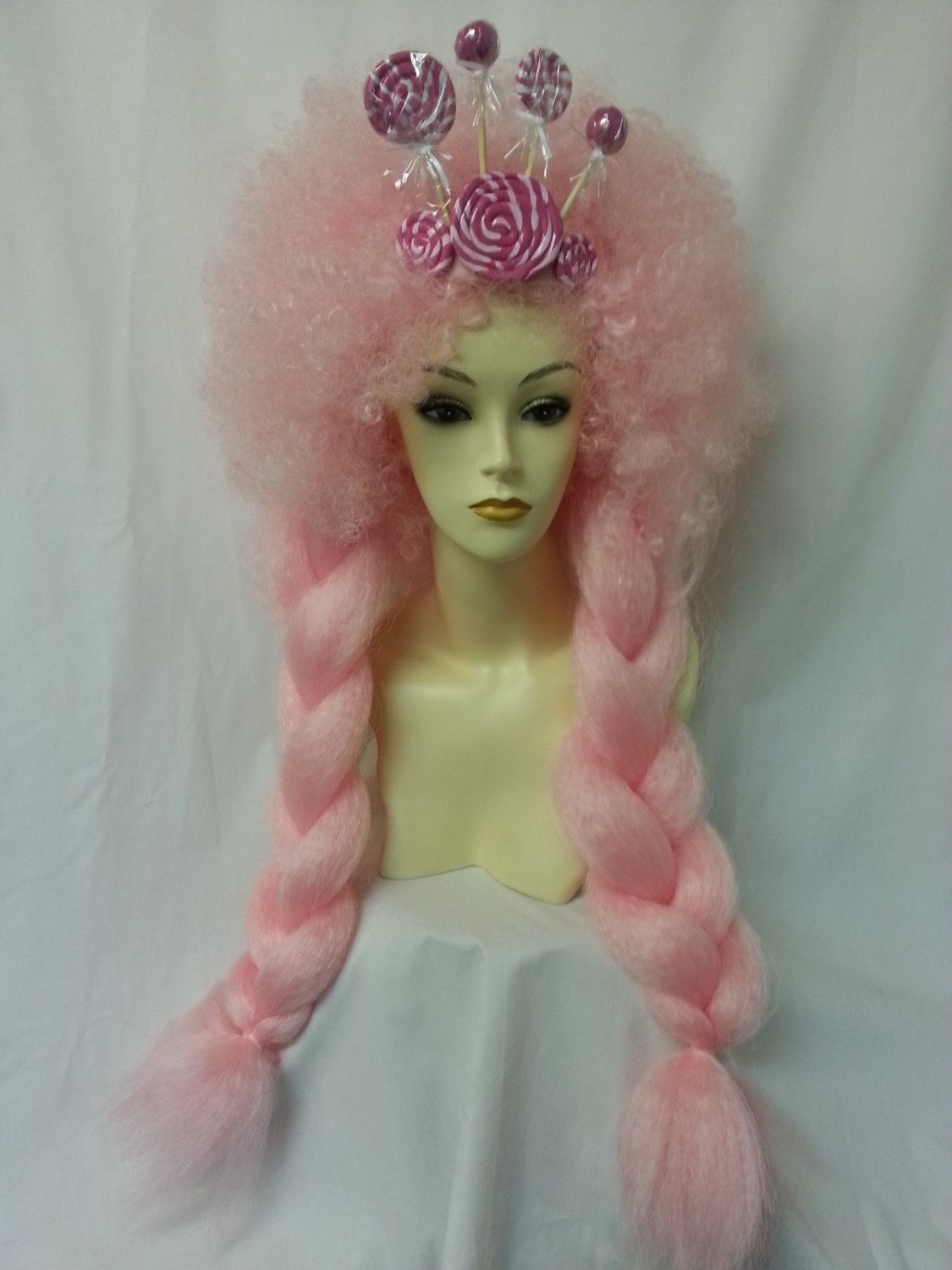 Pink Cotton Candy wig