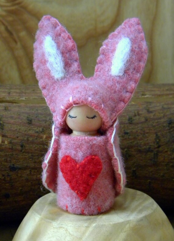 waldorf peg doll honey bunny gnome rabbit easter by mamawestwind waldorf peg doll honey bunny gnome rabbit easter by mamawestwind