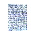 Sea glass Beach Finds tiny pieces imaginary ocean blue seaglass Abstract painting Watercolor painting original painting 9 x 12"