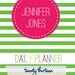 2013 Daily Planner PDF Printable w/Personalized Cover - Reduced Price