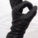 Vintage Black French Leather Gloves
