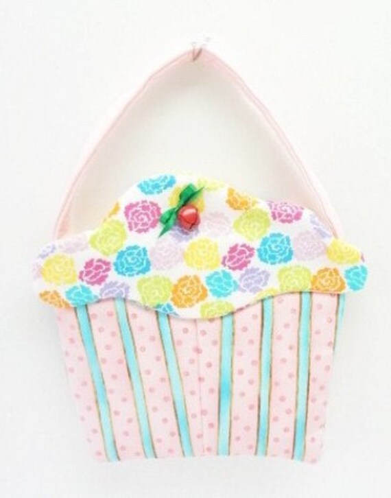 Clearance Sale cupcake purse goodie bag cloth by Clearance Sale cupcake purse goodie bag cloth by