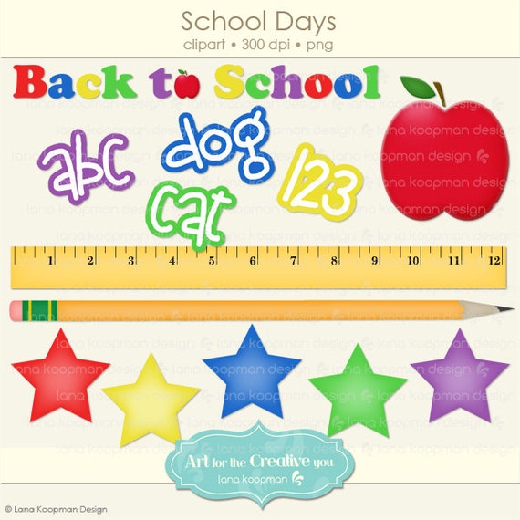 back to school party clip art - photo #6
